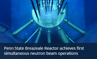 Penn State Breazeale Reactor achieves first simultaneous neutron beam operations