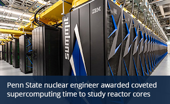 U.S. DOE awards nuclear engineer coveted supercomputing time